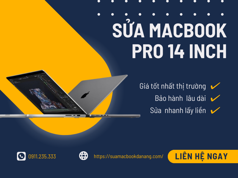 Macbook Pro 14 inch bị hỏng, đến ngay MacStore