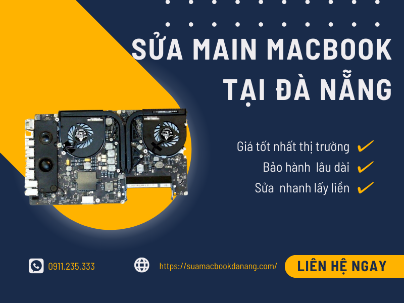 MacStore chuyên sửa main macbook tại Đà Nẵng uy tín
